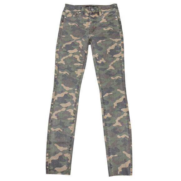 NWT HUDSON Barbara High Waist Super Skinny Ankle Jean Sz 23 Worn Camo - Picture 2 of 10